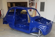 Fiat 500 L blauw